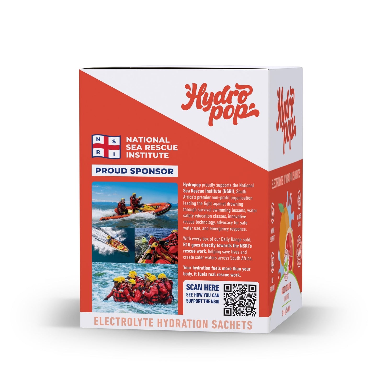 Blood Orange Daily Electrolyte Hydration Drink 30 Pack