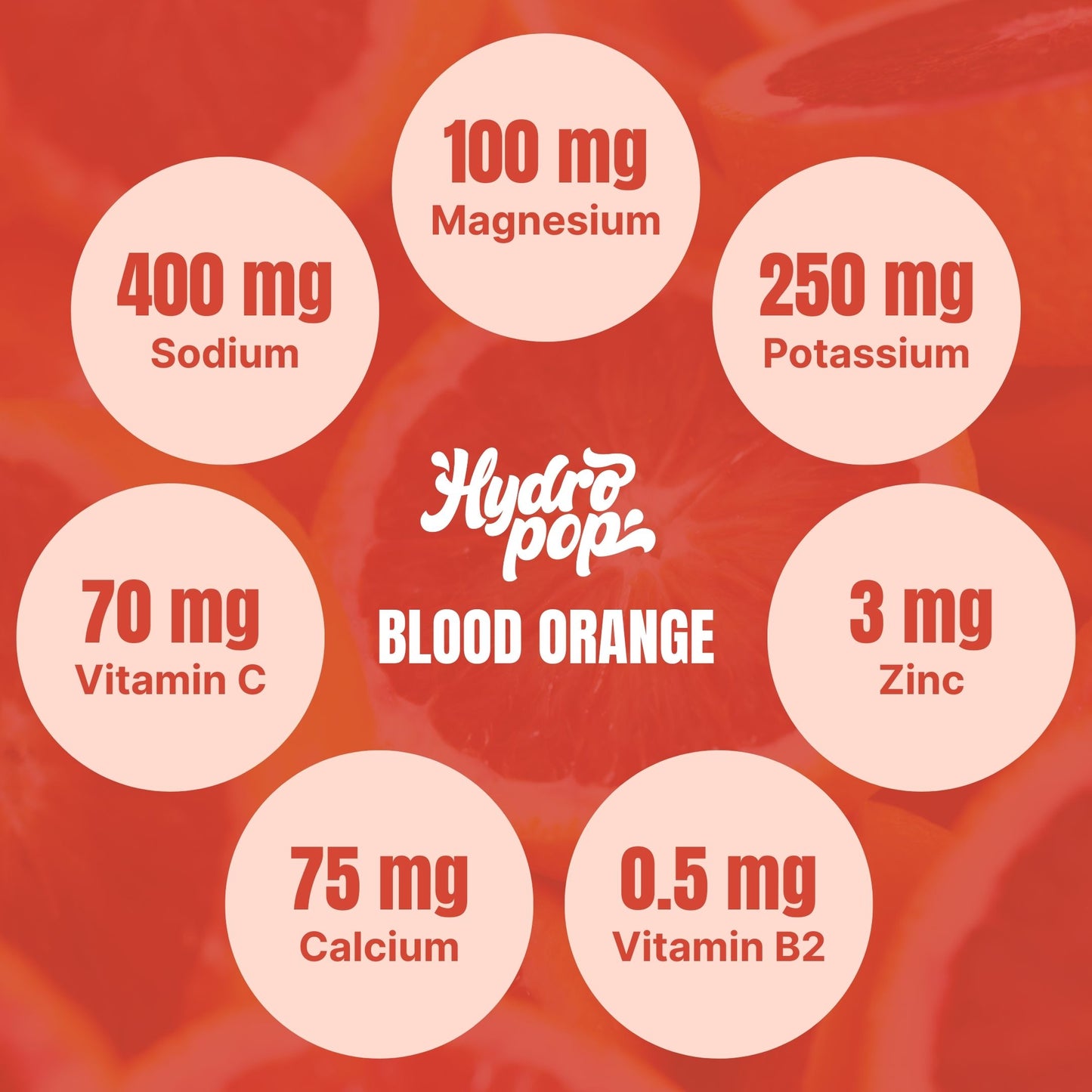 Blood Orange Daily Electrolyte Hydration Drink 30 Pack