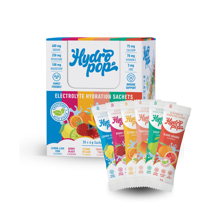 Daily Electrolyte Hydration Drink | Lemon-Lime, Berry, Citrus, Tropical, Apple, Blood Orange 30's